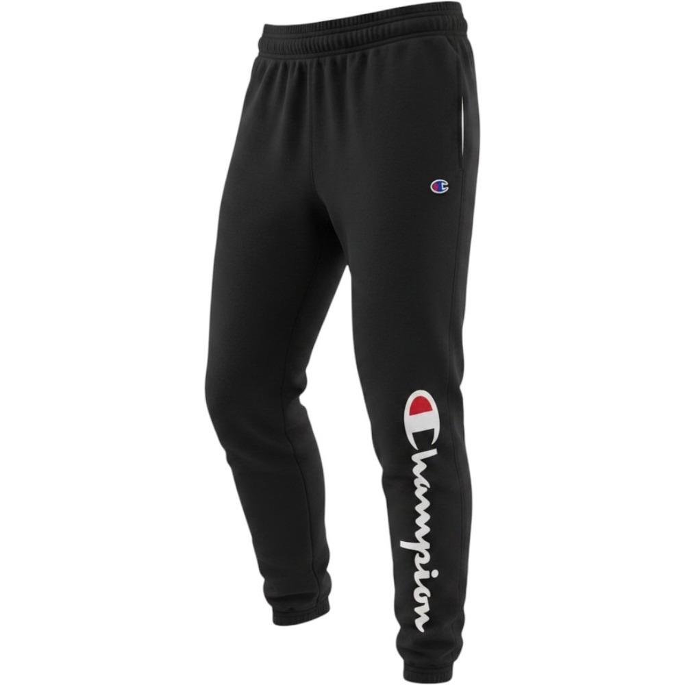 Champion Powerblend Graphic Joggers Black Fleece Sweatpants GF22H S